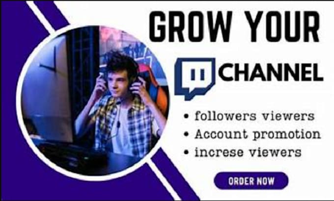 Gig Preview - Twitch promotion twitch viewers twitch affiliate twitch followers twitch partner