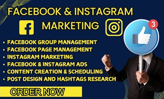 Bestseller - manage facebook group instagram ads marketing  social media content creation