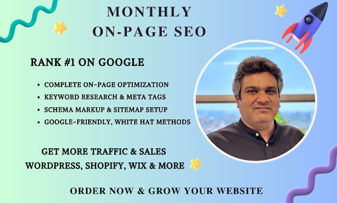 Gig Preview - Provide monthly on page SEO services