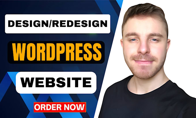 Gig Preview - Design a responsive wordpress website or landing page