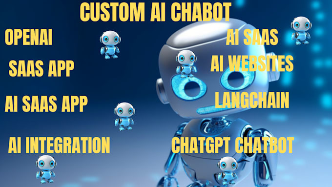 Gig Preview - Develop custom ai chatbot, langchain, ai website, openai, chatgpt, ai saas, gpt