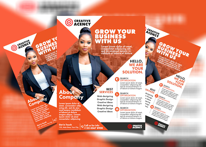 Gig Preview - Create a pro business flyer within 4 hours