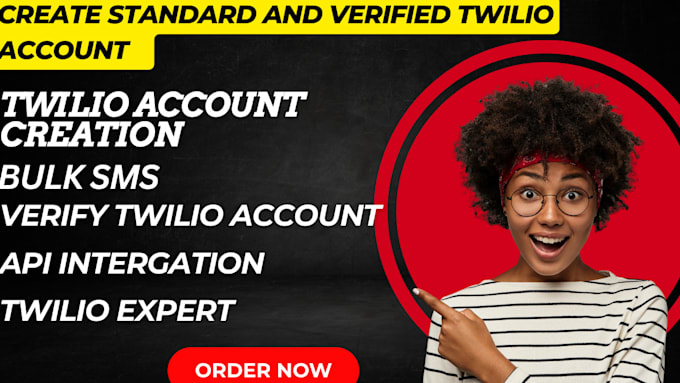 Bestseller - create standard and verified twilio, telnyx, nexmo bulk sms