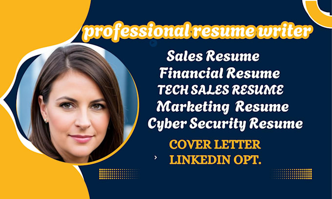 Bestseller - craft an sales resume, cyber security resume, marketing resume, tech resume