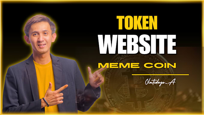 Gig Preview - Build crypto token website, coin website meme coin website