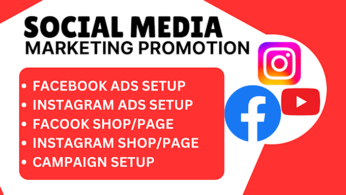 Gig Preview - Setup facebook ads instagram ads campaign social media marketing shopify fb ads