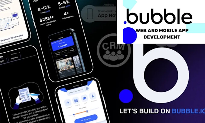 Gig Preview - Be your bubble developer for bubble website bubble app mvp saas marketplace