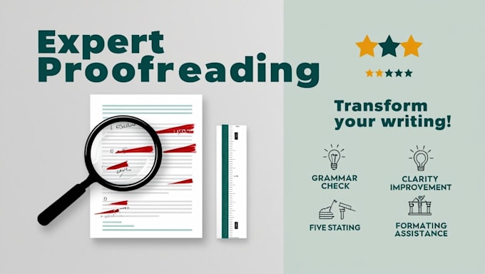 Gig Preview - Proofread documents up to 1000 in just 24 hours