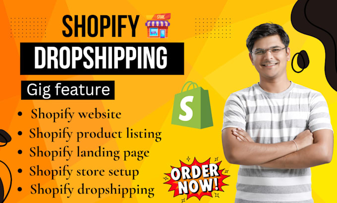 Bestseller - build a passive income shopify dropshipping store or shopify website, shopify