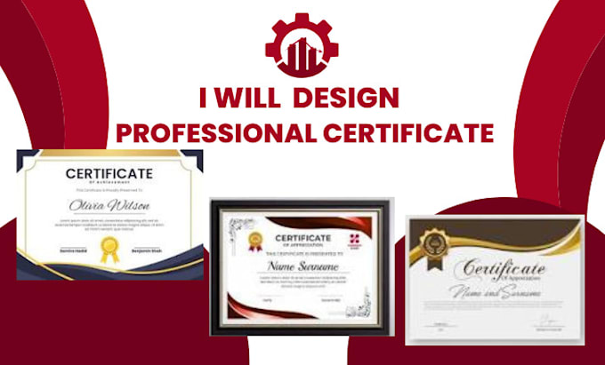 Bestseller - design a professional certificate award and achievement certificate design