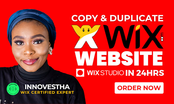 Bestseller - copy update, clone, duplicate, fix, develop wix studio website design wix expert