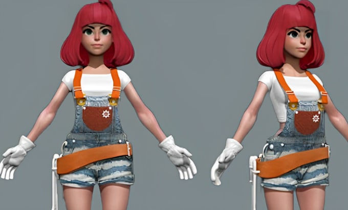 Bestseller - create 3d character model, 3d realistic character for game and animation