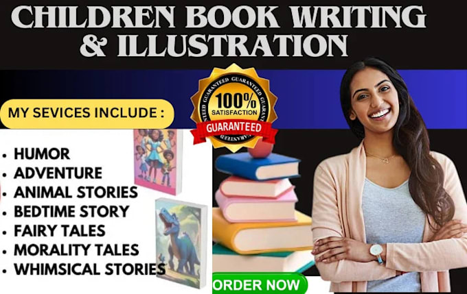 Gig Preview - Ghostwrite children stories ebook, kids story books kids moral ebook writer