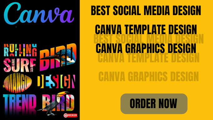 Gig Preview - Be you expert canva designer, any design on canva