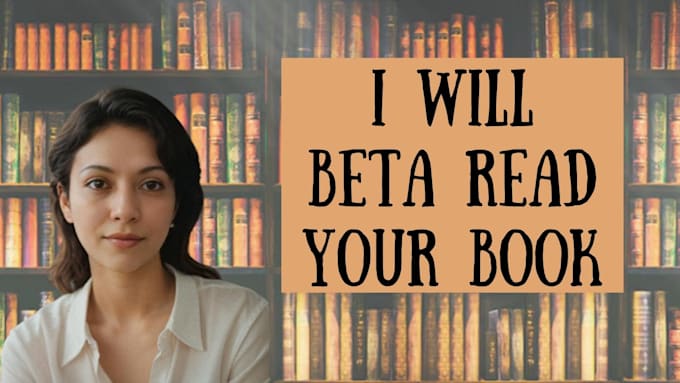 Gig Preview - Beta read your book