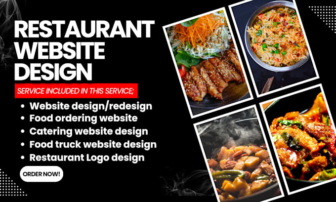 Bestseller - build, design a classic catering website, food ordering, with wordpress and wix