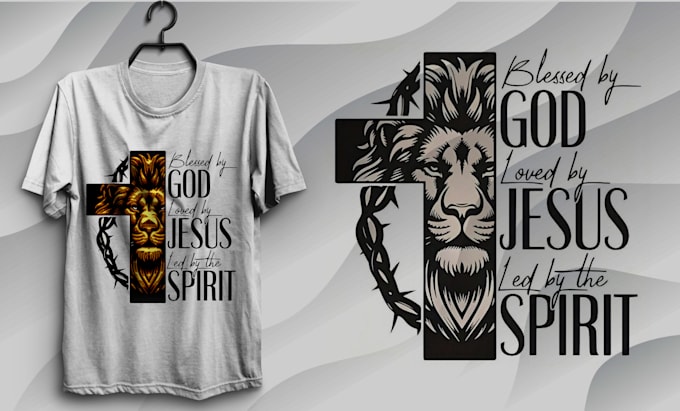 Gig Preview - Do unique custom christian t shirt design, bible verse, jesus, religious t shirt