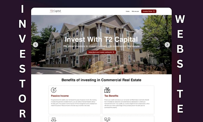 Gig Preview - Design real estate investor website or agent website with idx mls