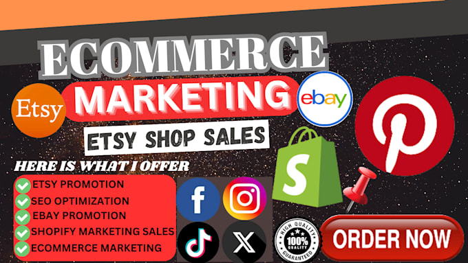 Bestseller - promote and advertise your etsy shop, shopify marketing sales, ebay promotion