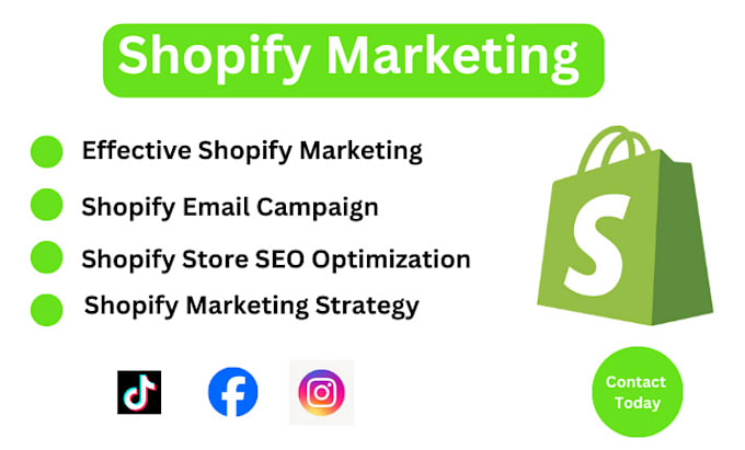 Gig Preview - Do shopify marketing boost shopify sales, be your shopify virtual assistant