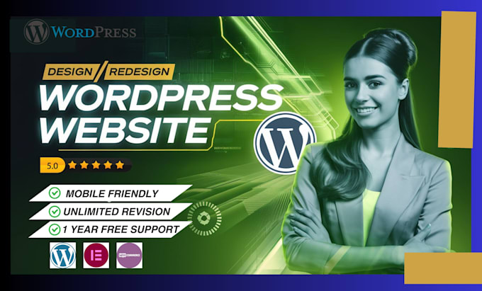 Bestseller - be your wordpress developer, website designer, and create wordpress website