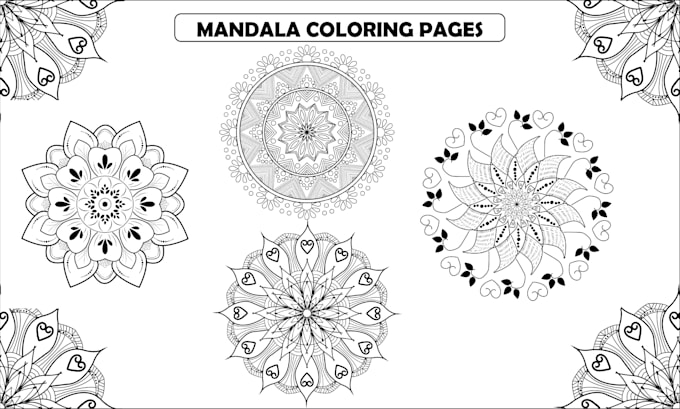 Gig Preview - Make custom mandala pattern design for adults, amazon KDP and esty