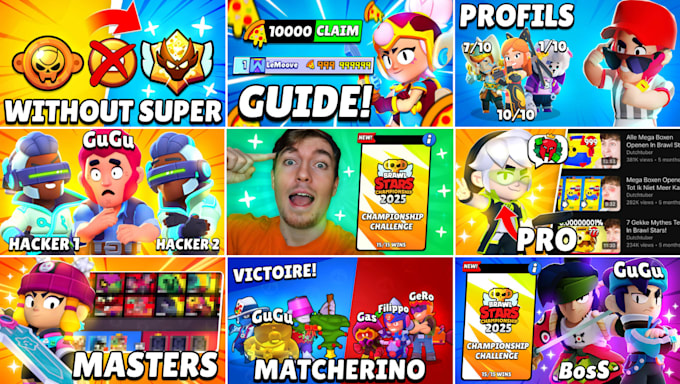 Gig Preview - Design a brawl stars thumbnail