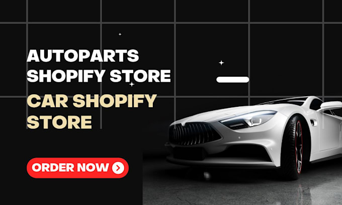 Gig Preview - Do autoparts store design, autoparts shopify store, car shopify store