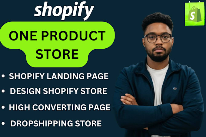 Gig Preview - Design, redesign shopify landing page, one product store with shogun, pagefly