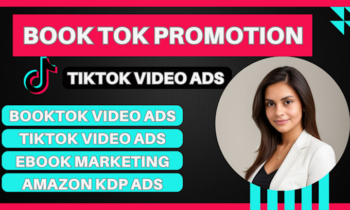 Gig Preview - Bookrank booktok video ebbok marketing kdp ads audio book titktok ads video