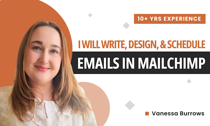 Gig Preview - Design, write, and schedule emails in mailchimp