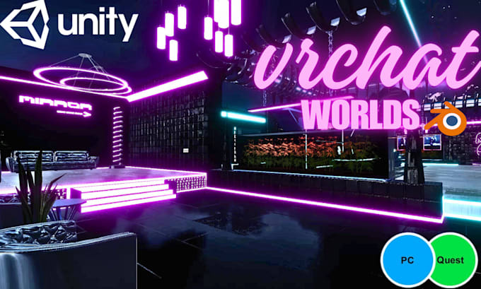 Gig Preview - Create 3d vrchat world , 3d vr metaverse and your vrc personal space model