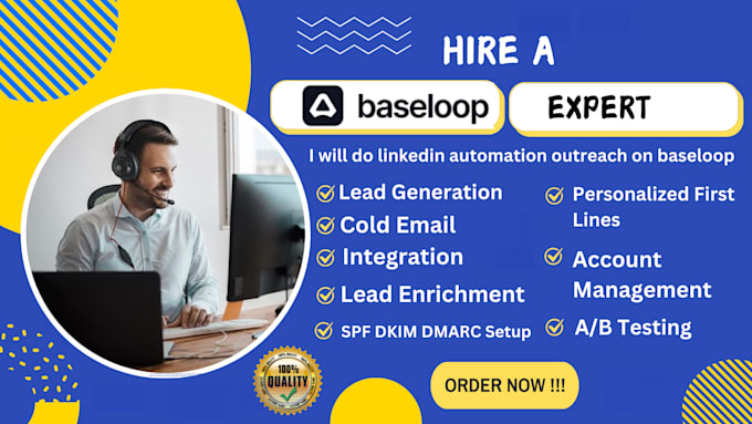 Bestseller - setup linkedin automation outreach on baseloop