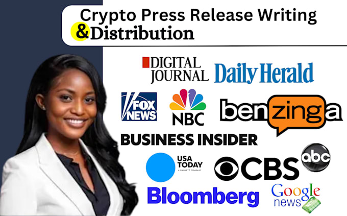 Bestseller - write your business press release or news announcement technology crypto finance