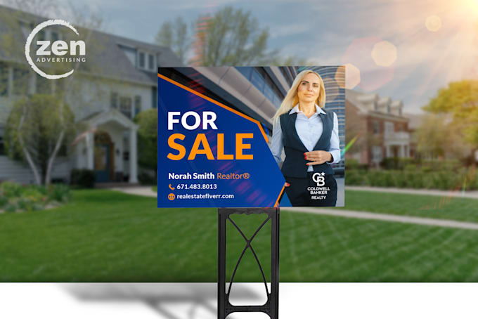 Gig Preview - Design yard sign for real estate