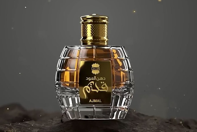 Gig Preview - 3d perfume bottle animation, 3d product animation, 3d fragrance, perfume model