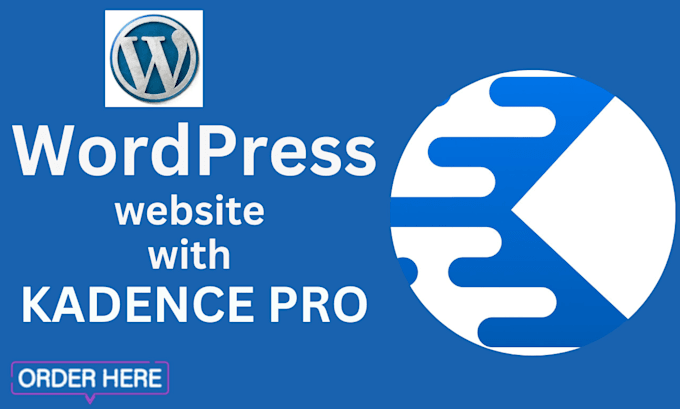 Gig Preview - Design reponsive wordpress website on kadence pro, kadence gutengerg block