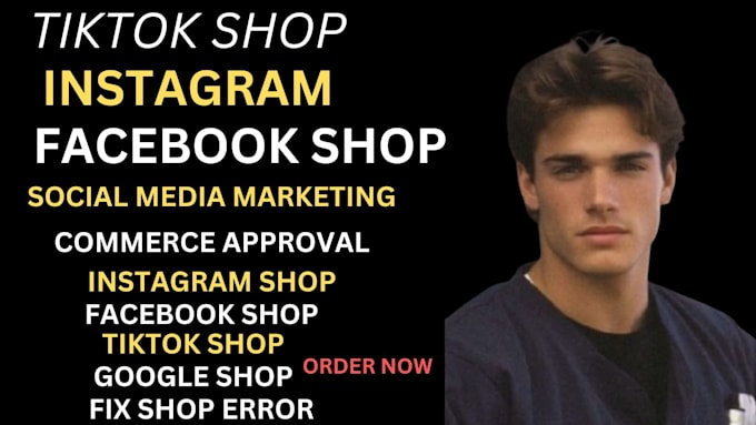 Bestseller - setup facebook shop, pinterest, instagram, tiktok, or fix tiktok shop