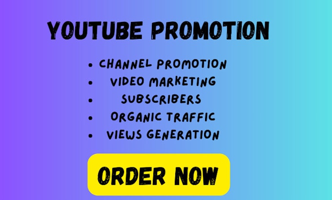 Bestseller - do youtube video promotion and organic channel growth