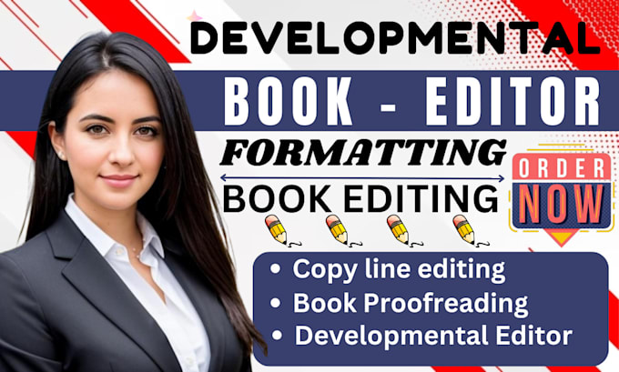 Gig Preview - Be developmental book editor beta reader KDP book formatting book proofreading