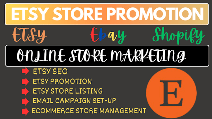 Gig Preview - Do etsy store promotion, to increase etsy sales, and traffics, etsy SEO,