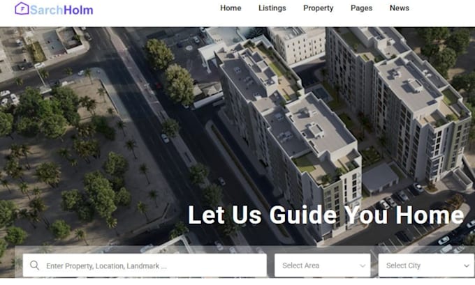 Gig Preview - Design  property management website with property listing