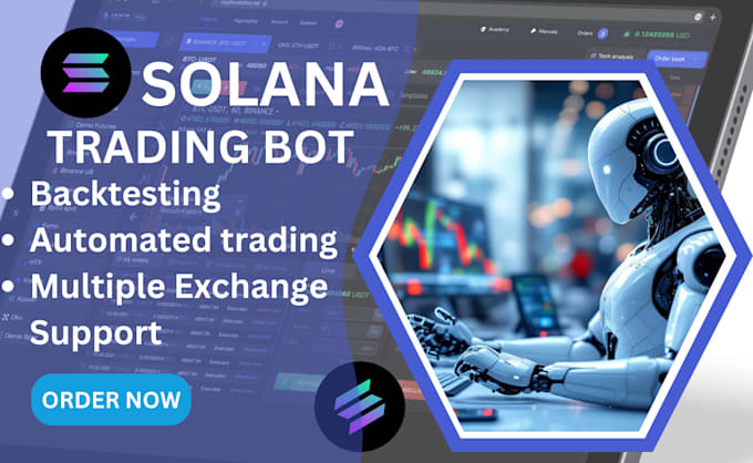 Gig Preview - Build a powerful solana crypto trading bot or python trading bot for automated