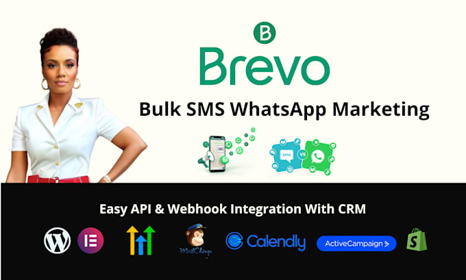 Gig Preview - Setup brevo email campaign, automation, workflow, whatsapp bulk sms marketing