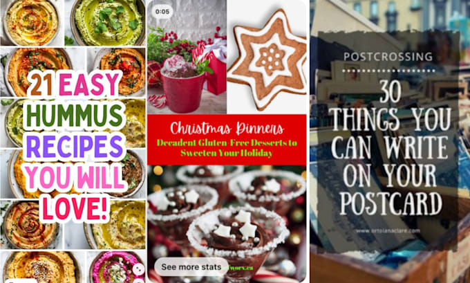 Bestseller - create pinterest pins design for food bloggers and brands