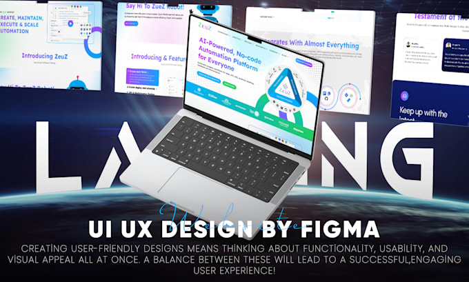 Gig Preview - Do professional UI UX design for your website, app in figma