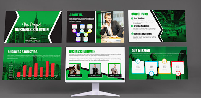 Bestseller - design and redesign powerpoint presentation template google slides pitch deck