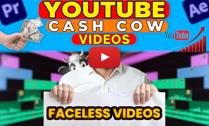 Gig Preview - Edit faceless cash cow youtube videos