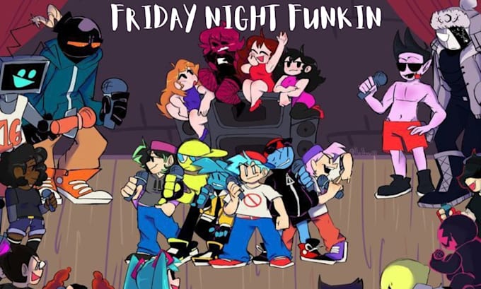 Bestseller - make, draw and animate sprite for friday night funkin fnf mod or sprite sheet