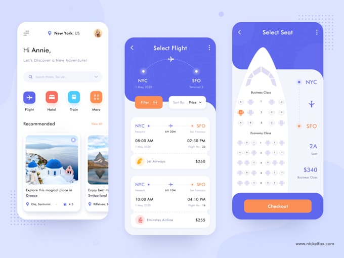 Gig Preview - Develop flight booking app, hotel booking app, airline standalone booking app